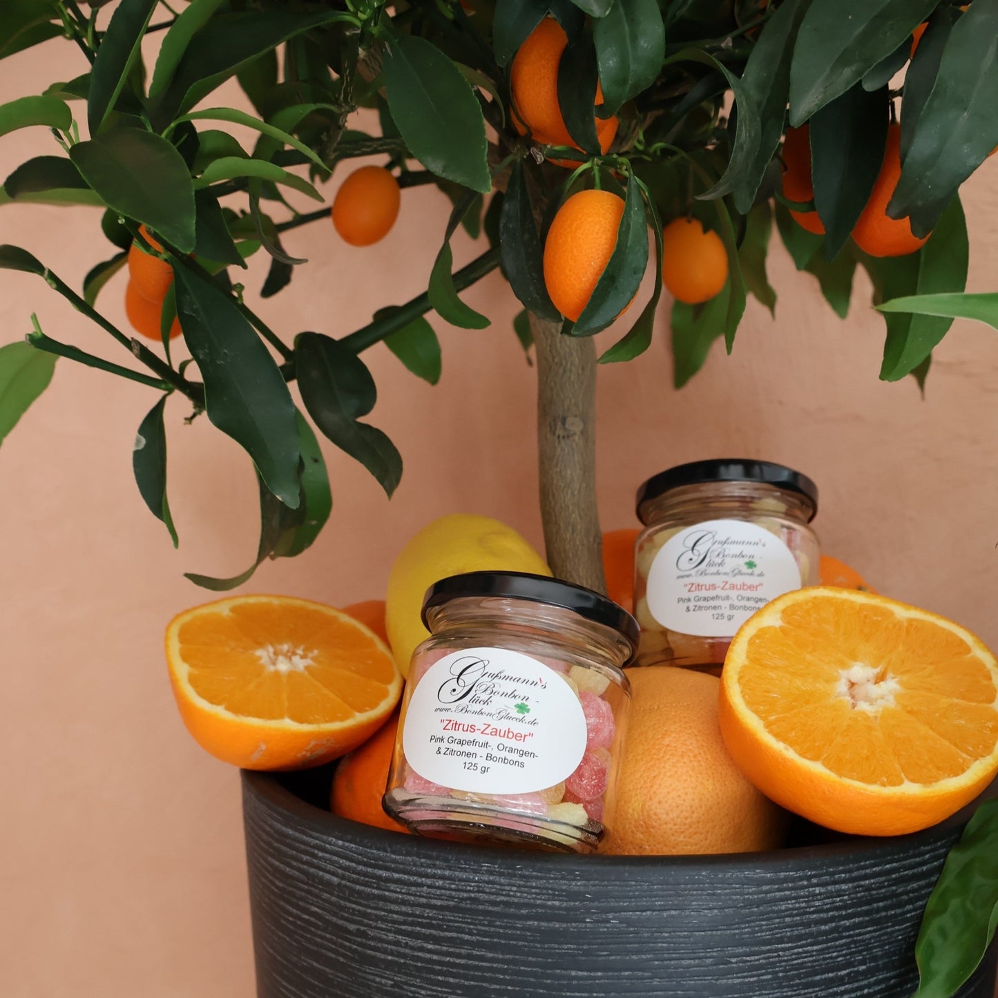 Bonbonmischung "Zitrus-Zauber". Die "Zauber"-Mischung vom Februar 2026